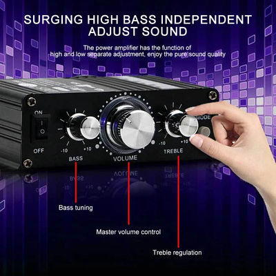 AK-270 12 فولت قوة صغيرة مكبر صوت بلوتوث 2.0 خروج قناة HIFI مكبر طاقة مصغر لنظام صوت المسرح المنزلي