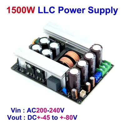 1500W LLC 5 طرق لتبديل وحدة التبديل لوحة إمدادات الطاقة جبل محول AC DC للمضخم الصوتي الرقمي LLC-1500W