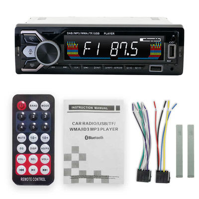 ستيريو راديو السيارة العالمي 60Wx4 مع مشغل MP3 وجهاز استقبال FM ومدخل USB/SD AUX