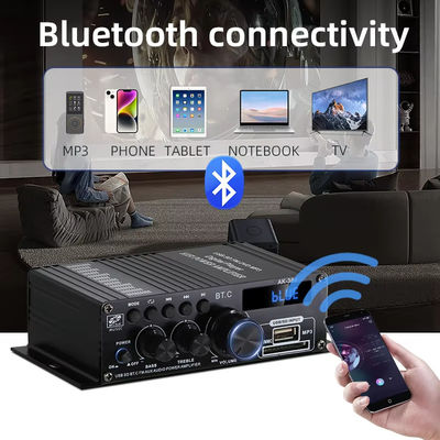 AK-380 5.0 مكبر 2.0 قناة مكبر السيارات المسرح المنزلي ميني HIFI مكبرات الصوت الرقمية ستيريو USB OTG مدخل