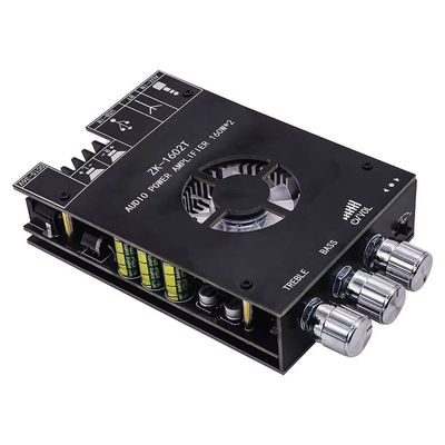 ZK-1602T 2 * 160W 2.0 قناة وحدة مكبر الطاقة الرقمية من الدرجة D الصوتية ستيريو BT 5.0 لوحة مكبر الصوت ZK-1602T