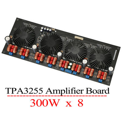 TPA3255 8 قنوات لوحة مكبر الطاقة الرقمية 300W * 8فئة D مكبرات الصوت الصوتية مكبرات الصوت DIY 7.1 المسرح المنزلي