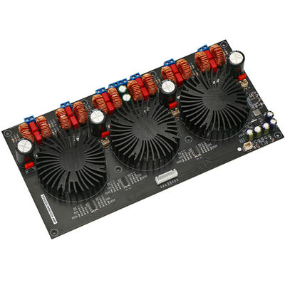 TPA3255 300W*6 DC24-48V لوحة مكبر الصوت الطبقة D لوحة مكبر صوت عالي الطاقة6 قناة لوحة مكبر طاقة المروحة الرقمية