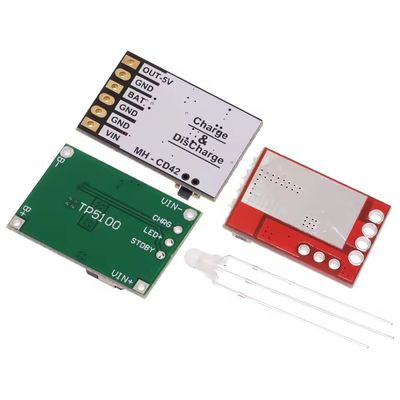 TP5100 TP5000 لوحة وحدات إدارة الشحن وحدة إمدادات الطاقة 18650 1A 2A 5V متوافقة مع بطاريات الليثيوم 4.2V 8.4V 1S 2S