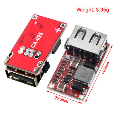 CA-025 تحويل مستمر إلى مستمر فعال لوحة تطوير شاحن USB 6V-24V 24V 12V إلى 5V 97.5% وحدة بوك لموفر الطاقة للسيارات