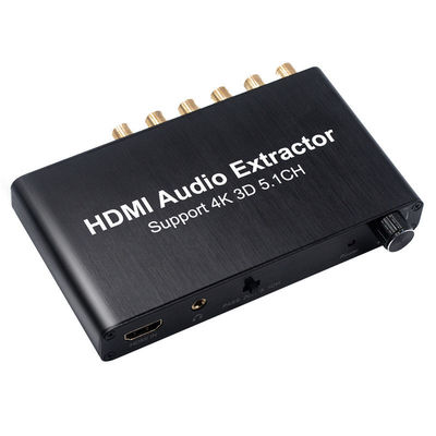 HDMI إلى 3.5mm RCA محول الصوت التناظري مستخرج مكبر مكبر للصوت لـ PS4 DVD 5.1 Channel Sound Splitter Private Mold