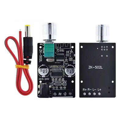 ZK-502L ميني للبلوتوث 5.0 DC 5-24V 50Wx2 مكبر الطاقة ستيريو لوحة صوتية رقمية لاسلكية لبلوتوث مكبر Spe