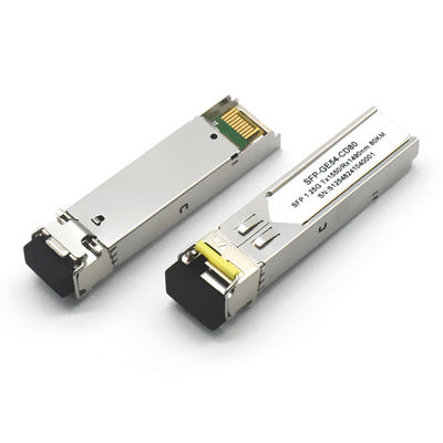 GPON PON 10G DWDM SFP 80KM Module 10G معدل البيانات 1310nm طول الموجة لشبكة FTTH 5G 80km المسافة SM أجهزة الاستقبال البصرية