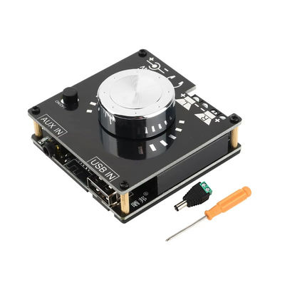 BT 5.0 لوحة مكبر الطاقة الرقمية 100W * 2 ستيريو ميني DIY وحدة الصوت مع U Disk و AUX الدعم المدخل