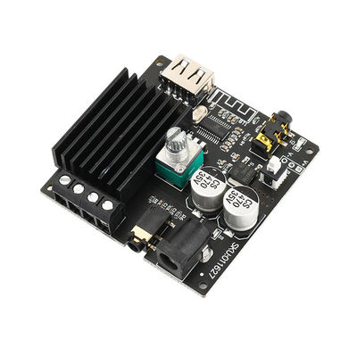 BT 5.0 لوحة مكبر الطاقة الرقمية 100W * 2 ستيريو ميني DIY وحدة الصوت مع U Disk و AUX الدعم المدخل