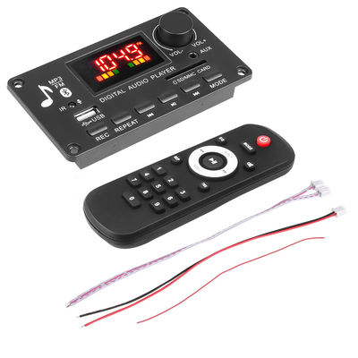 لوحة مكبر 80 واط موسيقى السيارة اللاسلكية MP3 Decoder Player وحدة حرة اليدين DC 5V-26V FM وحدة صوت الراديو