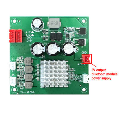 CA-3136A وحدة مكبر الصوت الرقمي 8-24V مدخل 5V مخرج 2 * 50W TPA3116 لوحة مكبر