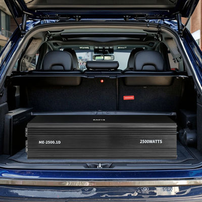 مضخم صوت سيارة من الفئة D بقدرة 2500 واط RMS، مقاومة 1 أوم، مضخم صوت أحادي SPL مع تقاطعات