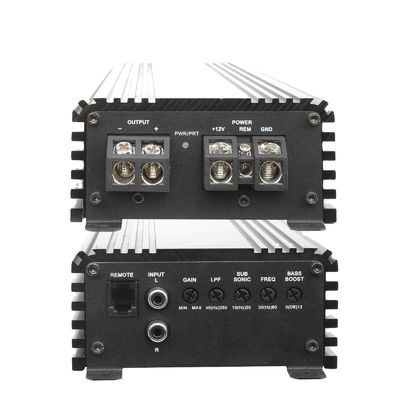 مضخم صوت سيارة من الفئة D بقدرة 2500 واط RMS، مقاومة 1 أوم، مضخم صوت أحادي SPL مع تقاطعات