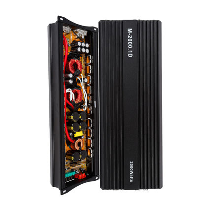 مكبر صوت السيارة ذو الطاقة العالية 12 فولت 2000 واط مكبر صوت سيارة ذو الطاقة 2000 واط مكبر صوت من الفئة D مع كروسوفير