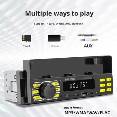 كرياتال HD موسيقي بدون خسارة سيارة MP3 مشغل مع التحكم المركزي متعددة الوظائف بطاقة محرك أقراص فلاش USB فتحة راديو FM