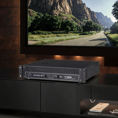 T-1200 T-1000 T-800 T-600 2 * 600W التجارية عالية الطاقة المهنية KTV AV مكبر المعدن نقي مكبر الطاقة بعد المرحلة