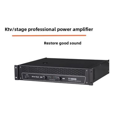 T-1200 T-1000 T-800 T-600 2 * 600W التجارية عالية الطاقة المهنية KTV AV مكبر المعدن نقي مكبر الطاقة بعد المرحلة