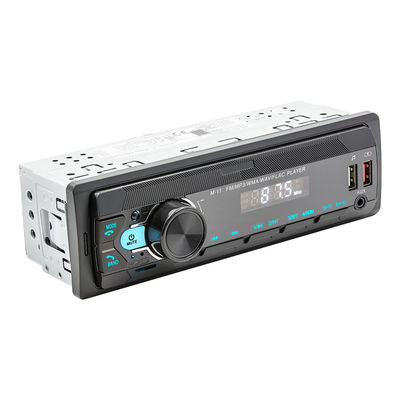 1Din MP3 Car Audio Radio BT لاسلكي مزدوج USB أضواء ملونة الهاتف APP التحكم في الصوت المساعد القرص المحمول لDVD VCD
