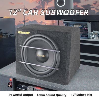 السعر بالجملة 12/10 بوصة صوت السيارة ذو الطاقة العالية 4ohm 12v مكبرات الصوت
