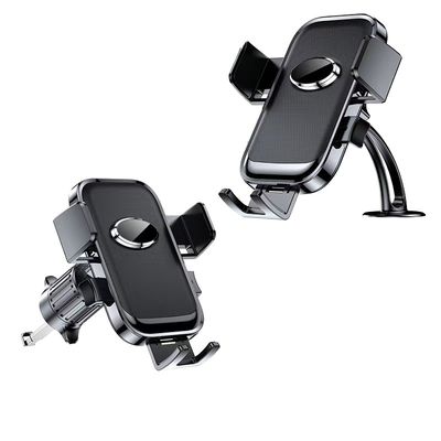 حامل الهاتف للسيارة العالمي مع 360 درجة مضاد للانزلاق تلسكوبي اليدين الحرة المقاومة للماء لوحة التحكم