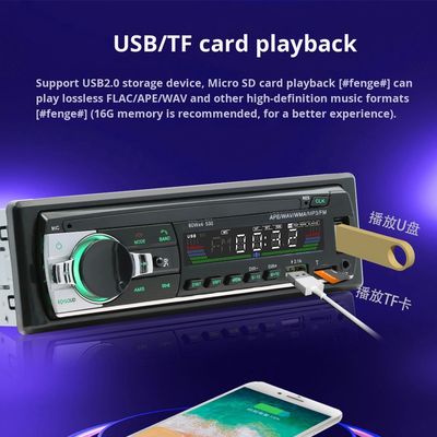 كريتال Single-Disc Universal Car MP3 Player USB Flash Drive BT مكبر لاسلكي أجهزة الرأس الصوتية الحرة