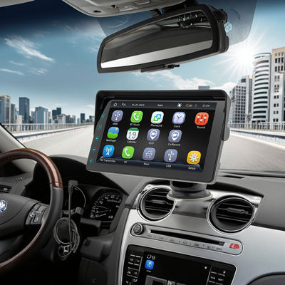 سيارة محمولة من نوع كرياتال 7 بوصات MP5 CarPlay لاسلكي لبلوتوث FM Transmitter HD كاميرا العرض الخلفي لوضع لوحة القيادة 1 سنة