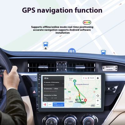 كرياتال 9 بوصة لوحة التحكم العالمية GPS Navigation Player Android All-in-One CarPlay اللاسلكي مع إعلانات للاستخدام في السيارات