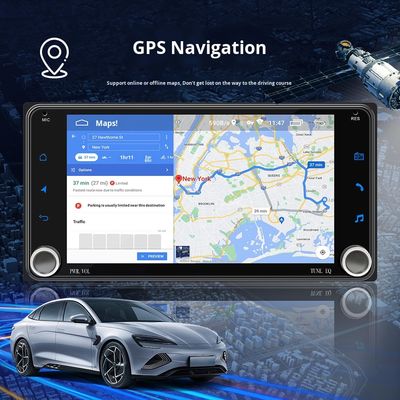 Creatall نظام ملاحة GPS للسيارة يعمل بنظام Android مقاس 7 بوصات لوحة القيادة الكل في واحد للسيارة المركزية لـ DVD Wireless BT CarPlay حصري للمس