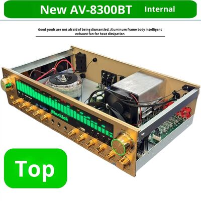 2000W 6 (5.1) مكبر القناة المنزلي مع البلاستيك المعدنية سبيكة الألومنيوم البناء