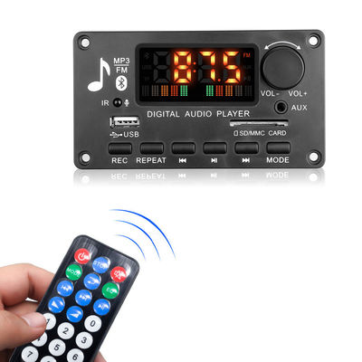 بطاقة أساسية قوية 2x40W Bluetooth Module Car Amplifier مع دعم تنسيق الصوت APE وعمر البطارية 20 + ساعة