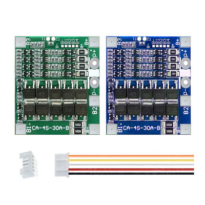 CA-4S-30A-B الليثيوم 18650 BMS بطارية حماية لوحة 30A 14.8V 12.8V 4s BMS لوحة