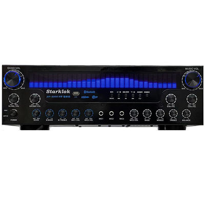 إصدار AV-8000SW Premium Edition 2200W محترف فائق الطاقة 7.1 قناة مكبر استقبال المسرح المنزلي الحصري BT لاسلكي
