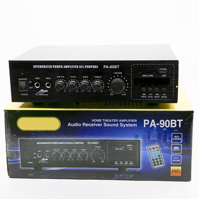 PA-90BT 120W صوت محترف BT مكبر لاسلكي عالي الطاقة السطح المنزلي مكبر الصوت الإذاعة العامة الجهد الثابت المعدن