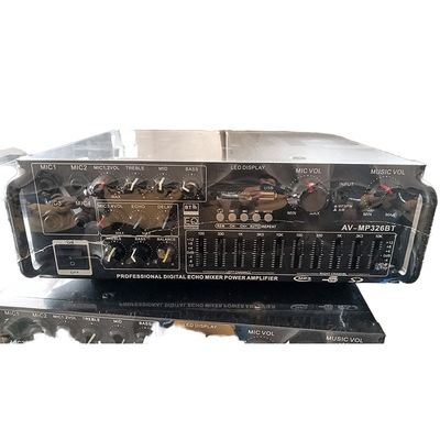 AV-326BT 2-قناة ميني النمط 220V/110V مكبر المنزلي 800W الطاقة BT لاسلكي السيارة الصوتية مستوى جودة الصوت