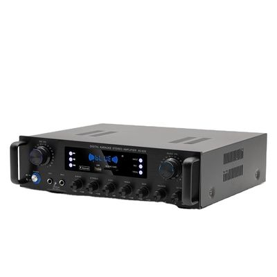 AV-628 مضخم صوت احترافي 2.1 قناة 600 واط منزلي متحد المحور مضخم صوت عالي الطاقة طراز BT مستقبل ألياف ضوئية عبر الحدود