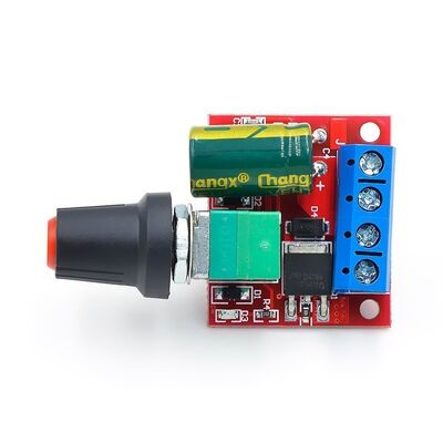وحدة تحكم سرعة محرك DC مصغرة CA-555 5A PWM بحد أقصى 90 واط 3V-35V مفتاح تحكم لوحة مشغل المحرك وحدات مخفت الإضاءة LED